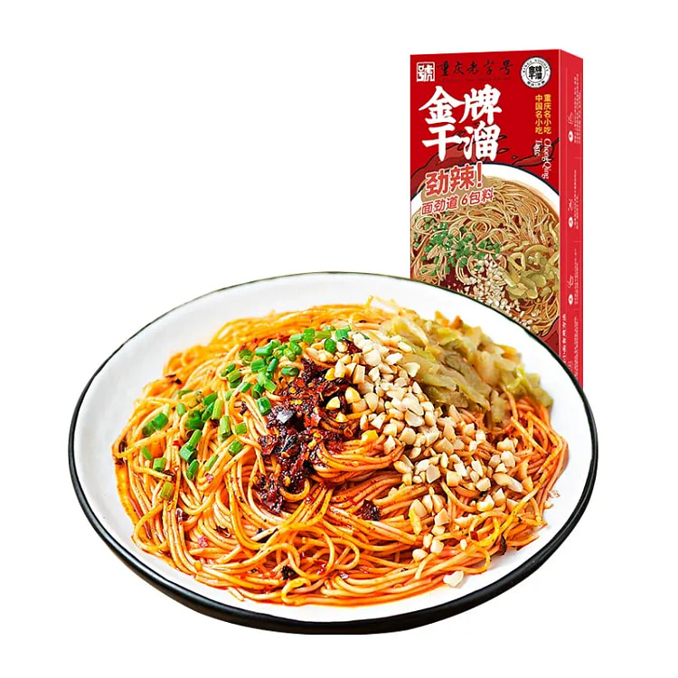 金牌干溜   麻辣干拌小面   178g*3盒