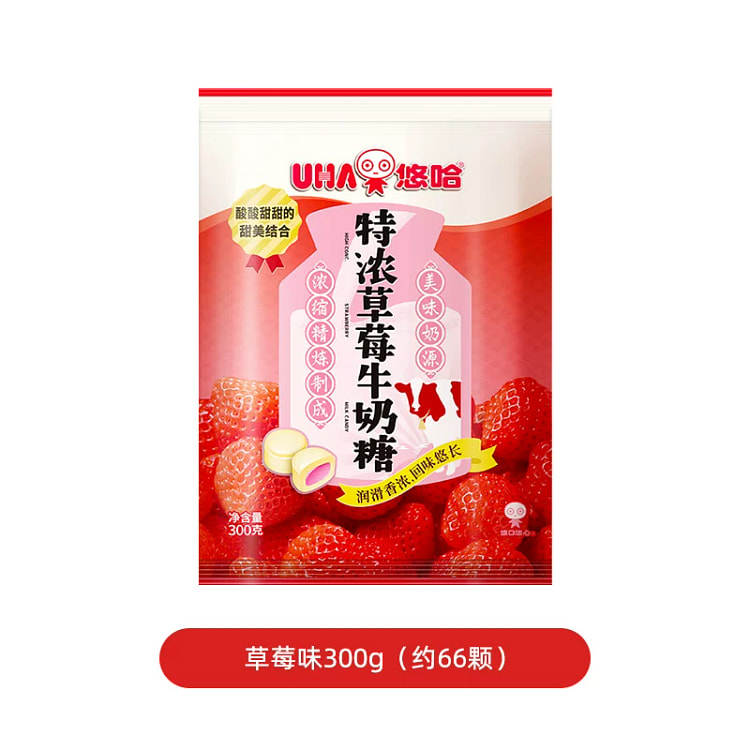 UHA悠哈草莓味300g*1袋 300 克