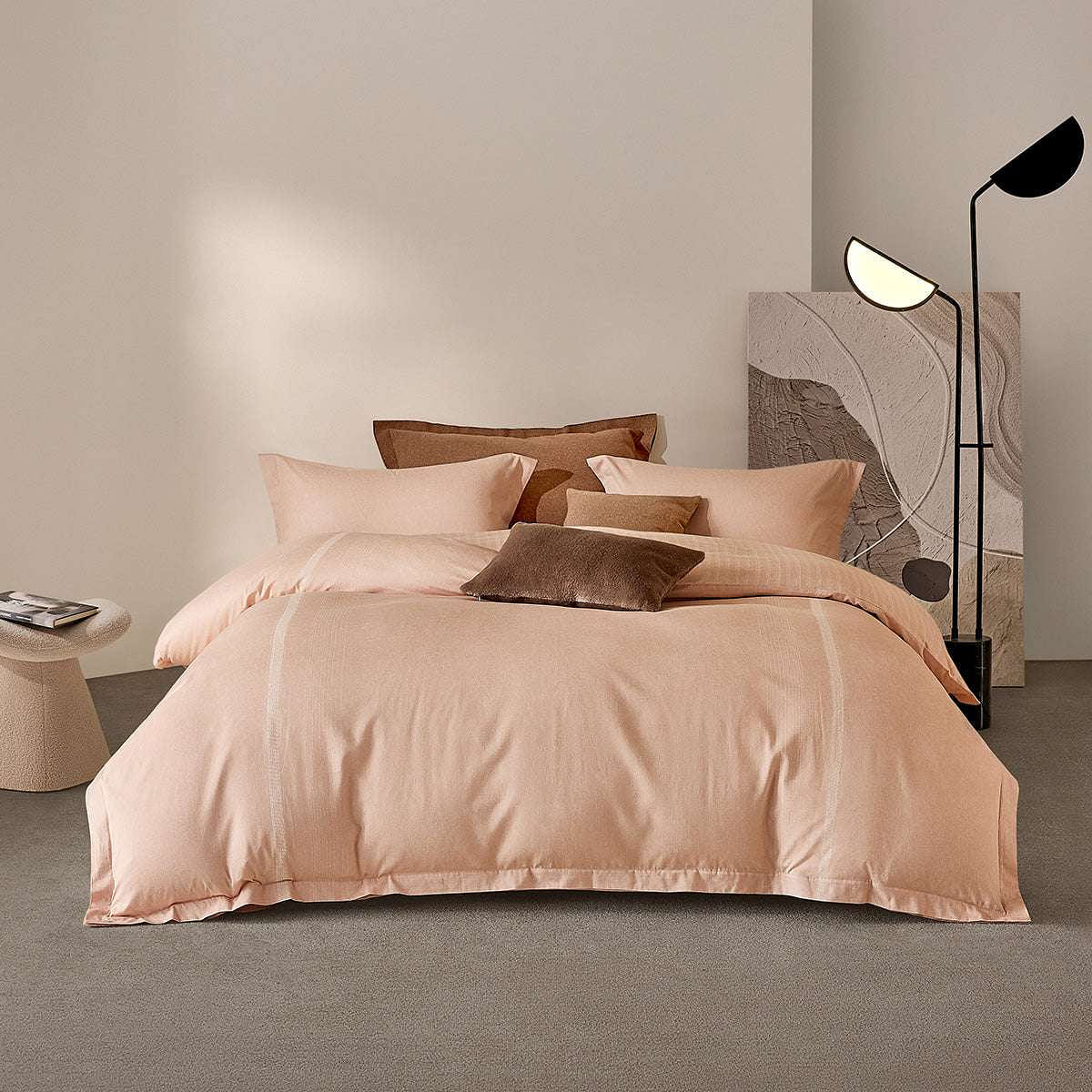 Serenity Dream Orange / Quilt Cover / Queen 1 each