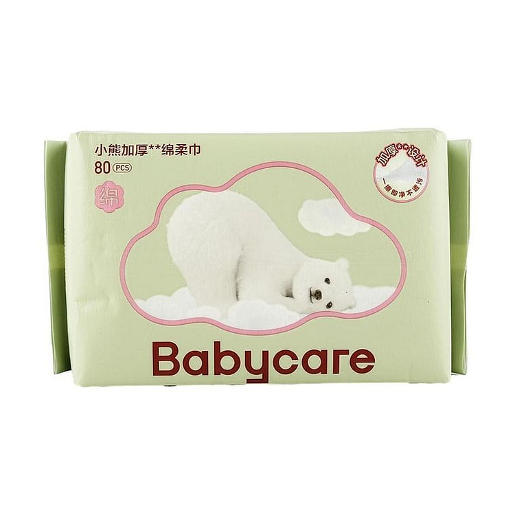 Babycare 小熊加厚绵柔巾 80pcs