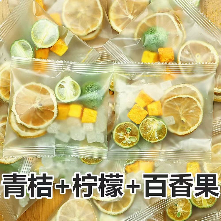 Kumquat lemon Passion fruit tea stand alone bag