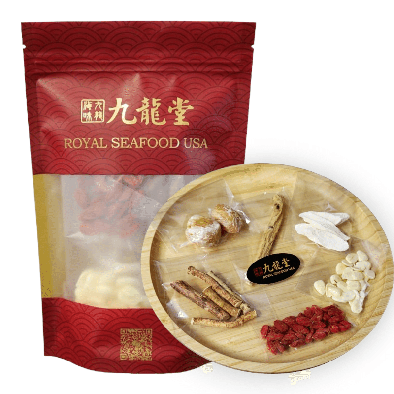 Royal Seafood USA Premium Hairy Fig/Dried Dioscorea soup mix 2-3 Serving 1 count