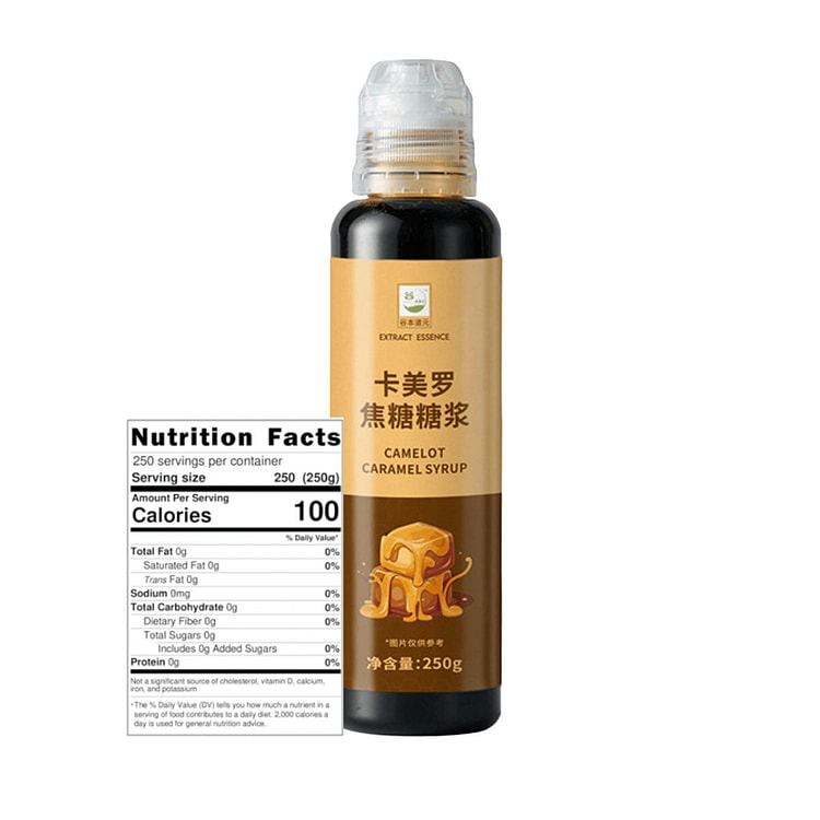 焦糖糖浆烘焙淋酱奶茶玛奇朵蜂蜜调味拿铁咖啡伴侣专用 1 瓶