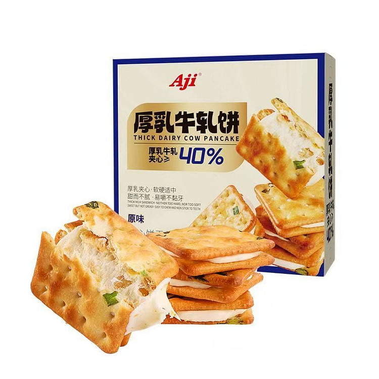 香葱牛轧夹心饼干小吃牛扎乳味零食 190 克