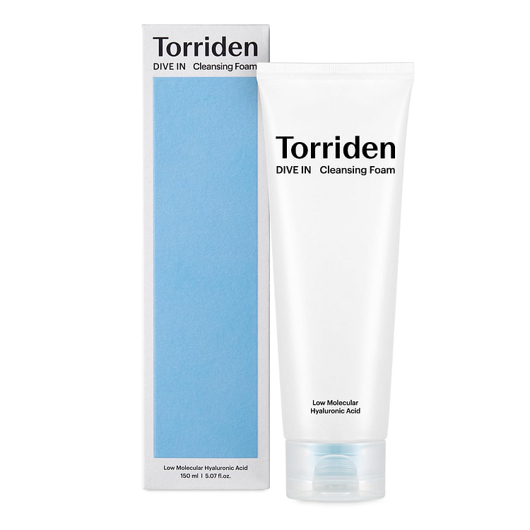 Torriden DIVE IN Low Molecular Hyaluronic Acid Cleansing Foam