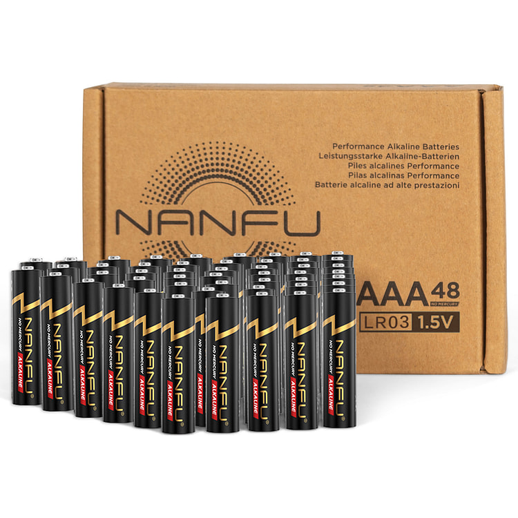 NANFU 1.5V AAA 碱性电池（48 枚）