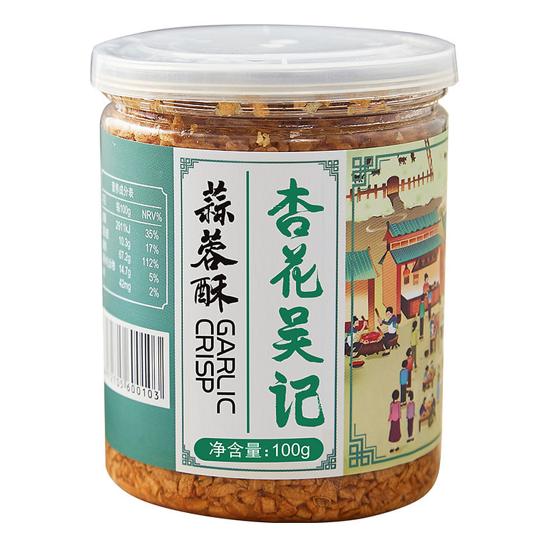 杏花吴记 潮汕蒜蓉酥烧烤炒菜调味料100g*1瓶