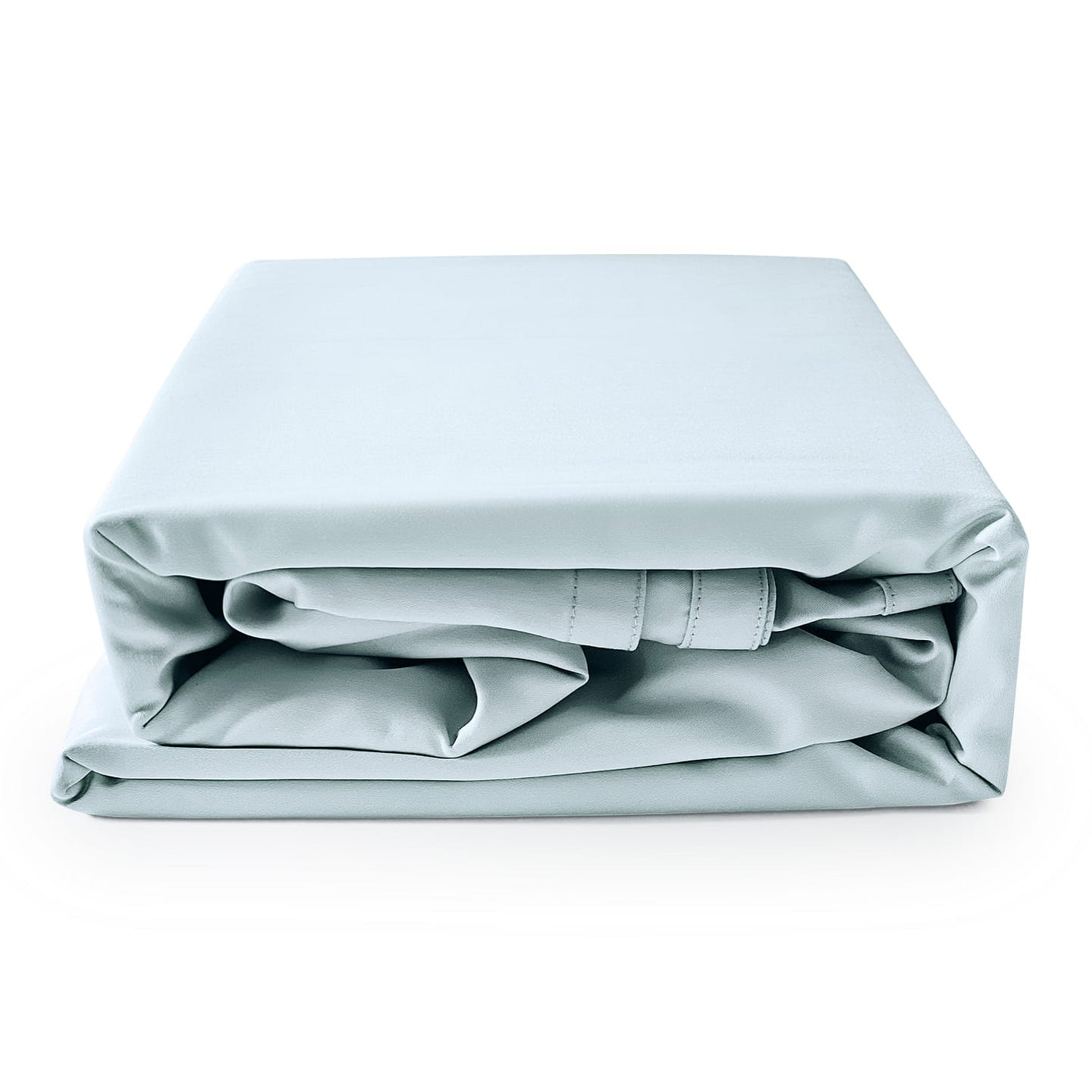 Long-staple Cotton Flat Sheet, Misty Blue Queen/Full (87" x 100") 2.17 lb