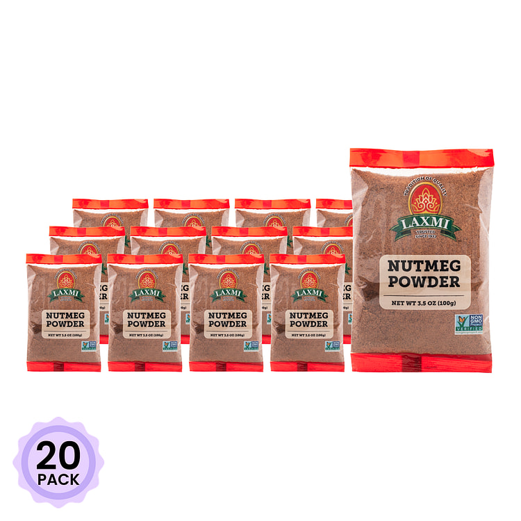 Laxmi Nutmeg Powder 3.5 oz*20 pack