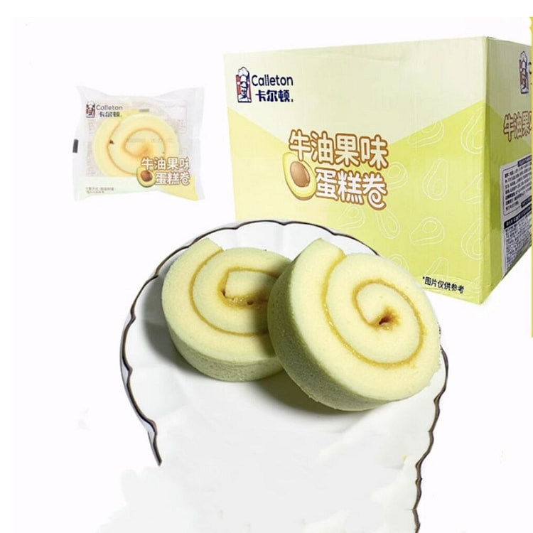卡尔顿 牛油果味蛋糕卷55g*10枚