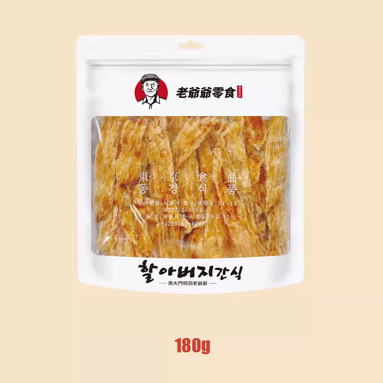 南大门明洞老爷爷 原味鱼条安康鱼条 180g*1袋