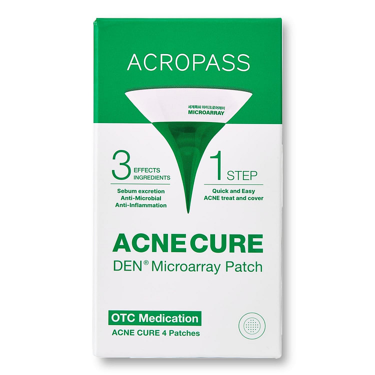 Acropass Acne Cure DEN Micro-Needle Patch (4 ct) 4 count