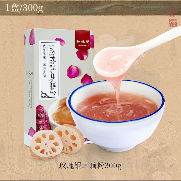 玫瑰银耳风味藕粉300g 300 克
