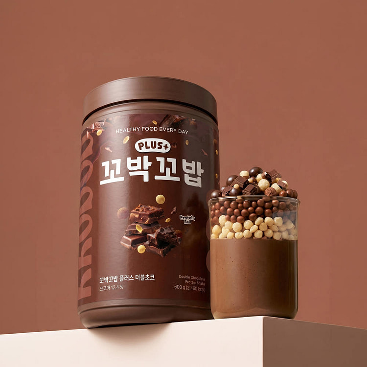 Plus Protein Shake - Double Chocolate 600 g