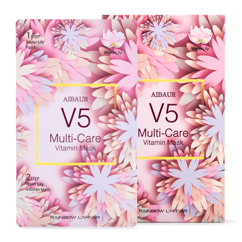 Rainbow L'affair V5 マルチケアビタミンマスク 5枚入 1 箱