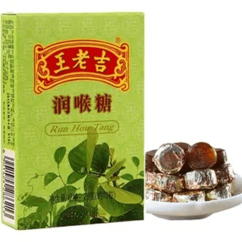 wanglaoji Run HOU Tang Lozenge Cough Herbal Candy 28 g