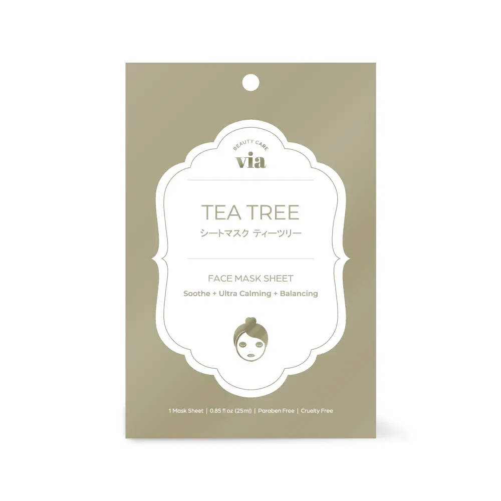 Via Beauty Face Mask Sheet Tea Tree 25 ml