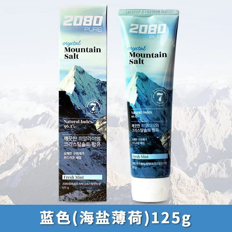 韩国爱敬2080喜马拉雅海盐薄荷牙膏125g