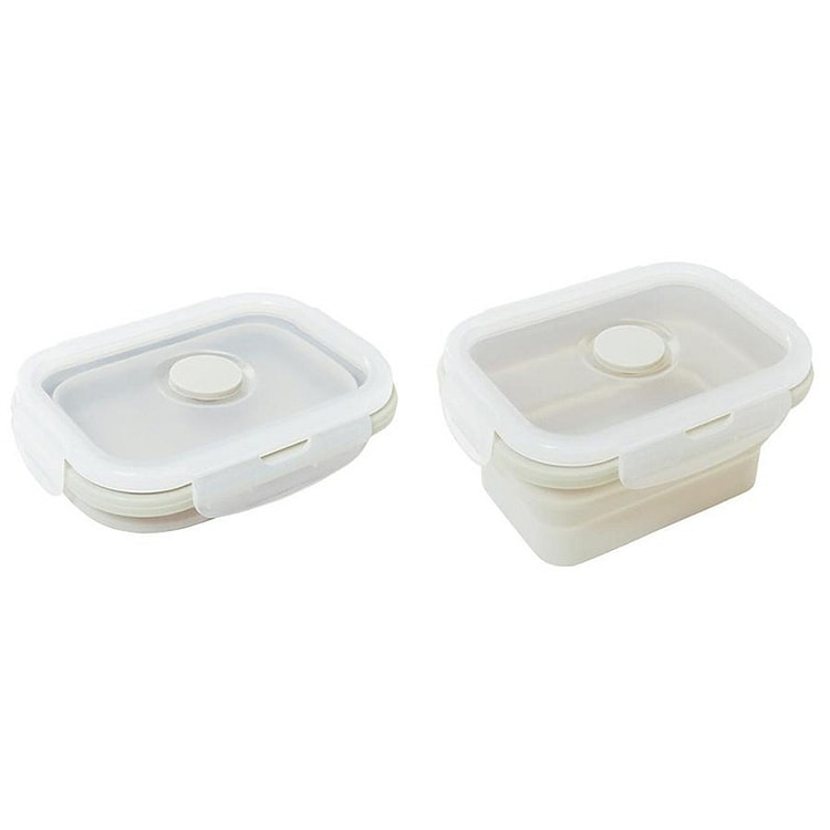 watts 可折叠硅胶 储物盒350ml  2个入