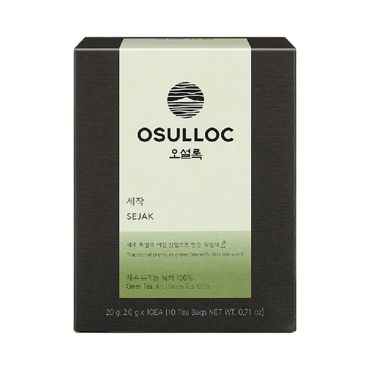 OSULLOC SEJAK Jeju Organic Green Tea 20g 1 each