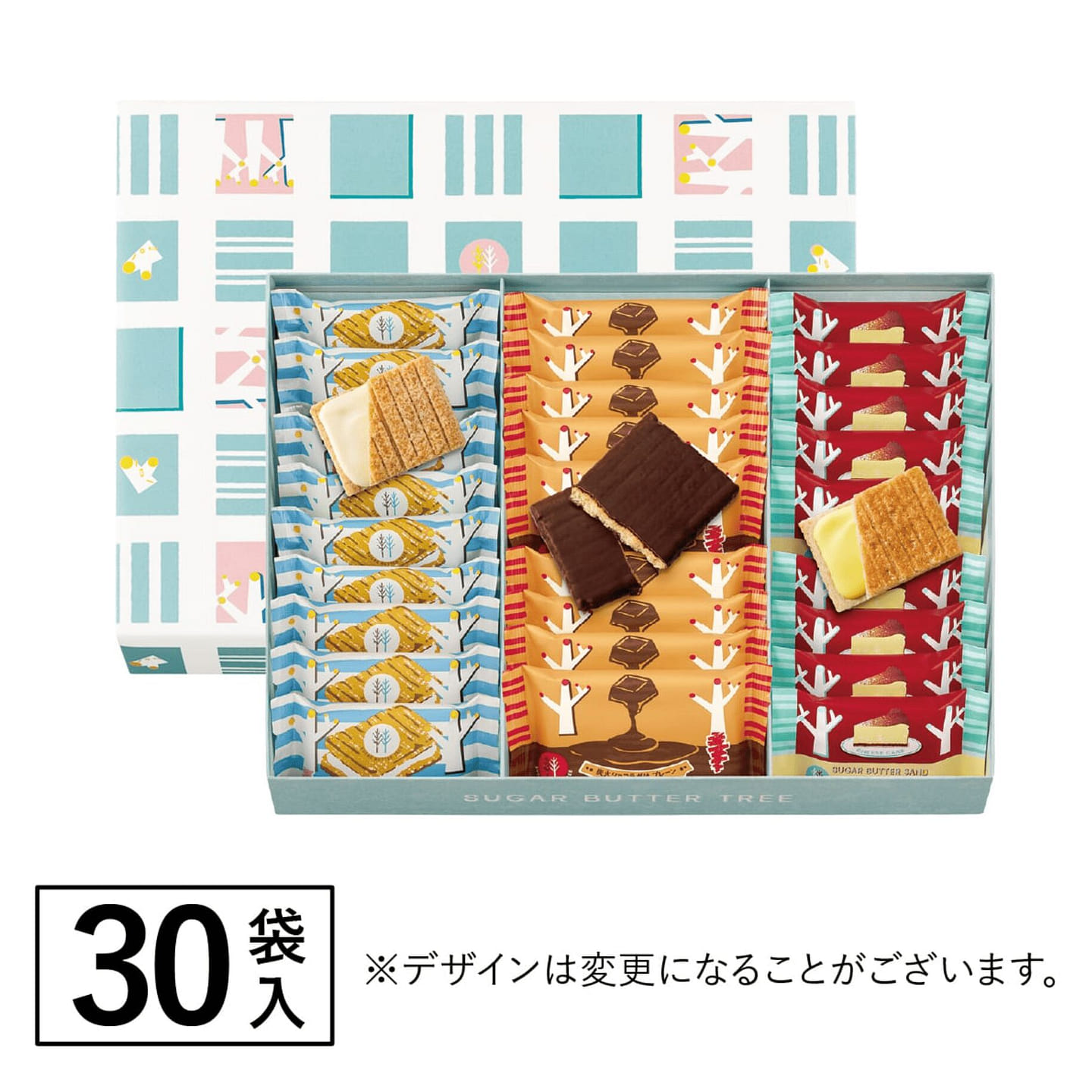 SugarButterTree Cookies Assorted 30pcs 1 box