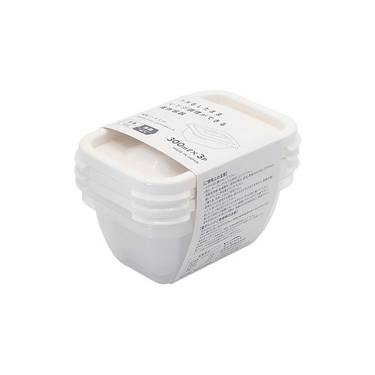 watts 收纳盒 300ml 3个入 塑料