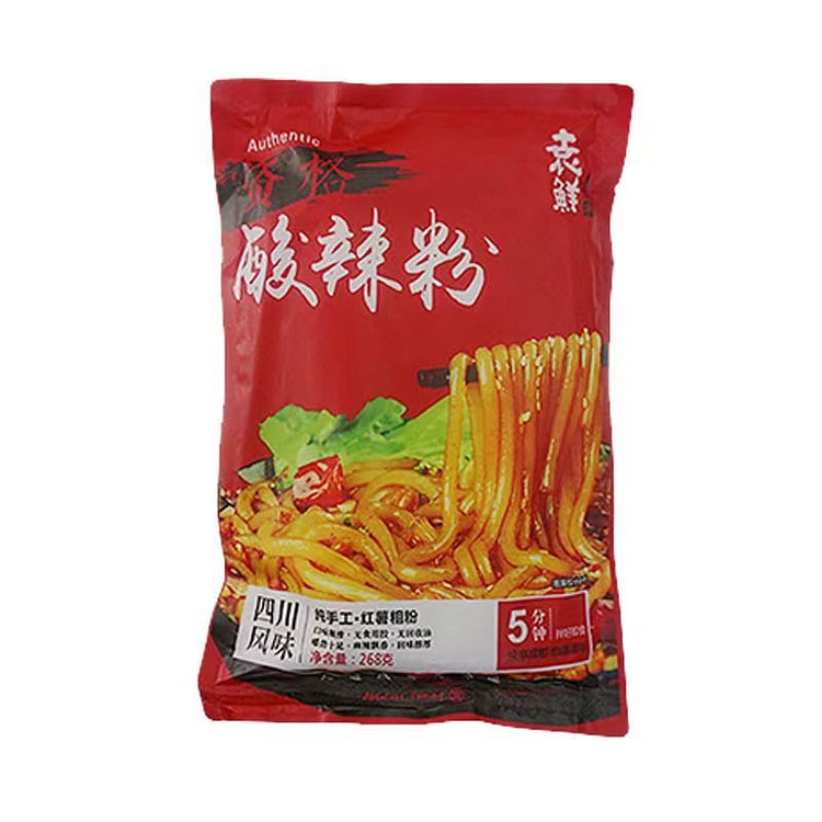袁鲜酸辣粉276g粗粉红薯粉丝