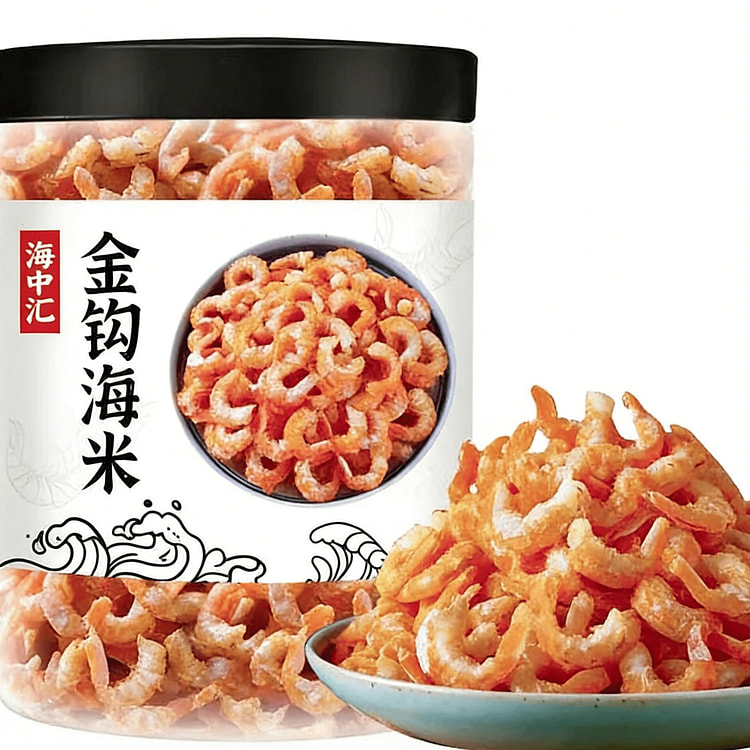 金钩海米虾仁干货小虾米虾干淡干不加盐150g*1罐 150 克