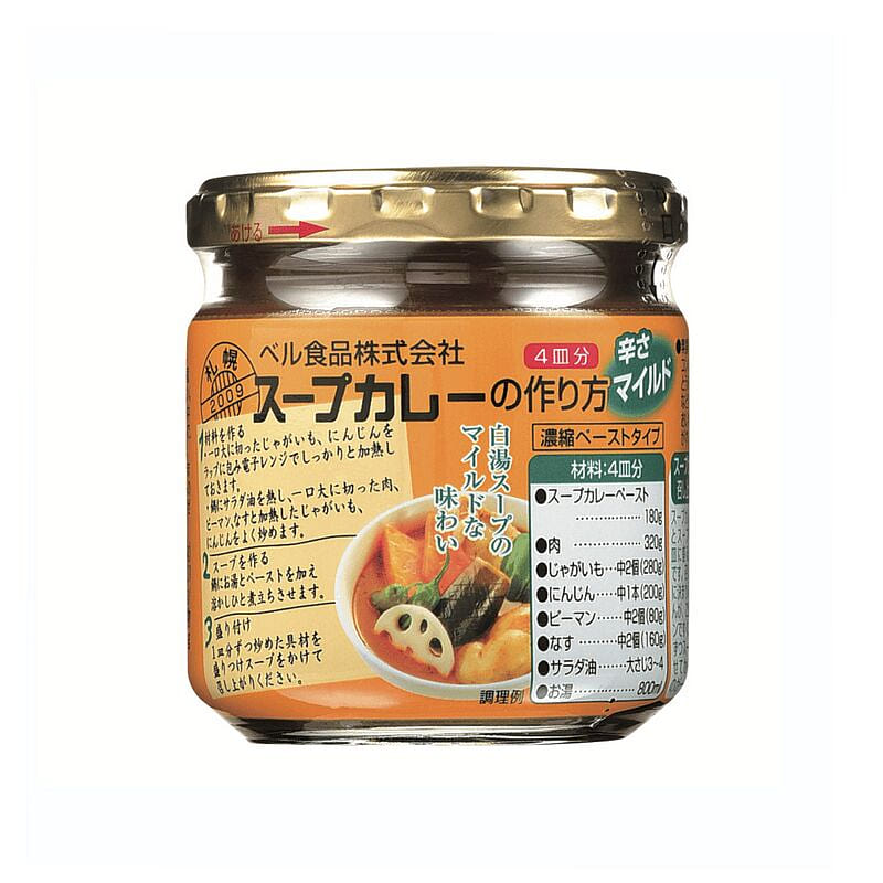 Bell Foods Soup Curry Mild 180g 1 bottle