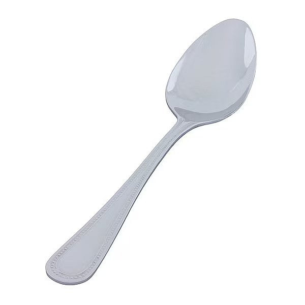 Dessert Spoon, 7 1/4 in L, Silver, PK12 2 lb