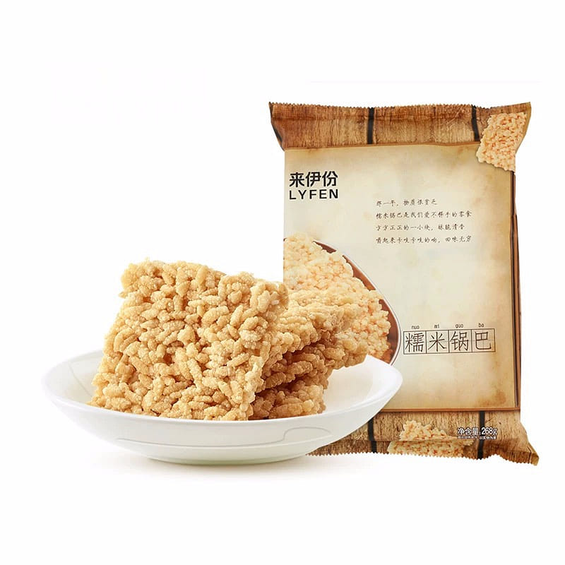 Laiyifen glutinous rice, crispy rice, and casual snacks 268 g