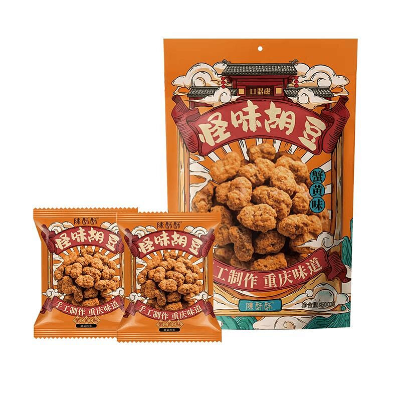 CHEN JIANPING Multi-Flavor Fava Beans, Crab Roe Fl 500 g
