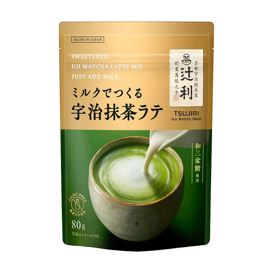 辻利茶铺 京都宇治抹茶粉 加浓 拿铁抹茶粉 80 克