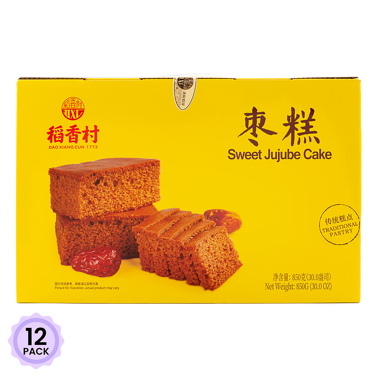 稻香村 蜂蜜枣糕 850 克*12 包