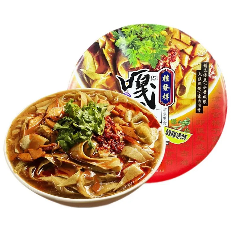 嘎巴菜桂发祥十八街老式带卤绿豆锅巴122g*1碗