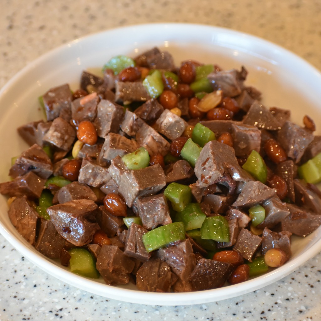 Shredded Pork Heart Salad Weee!