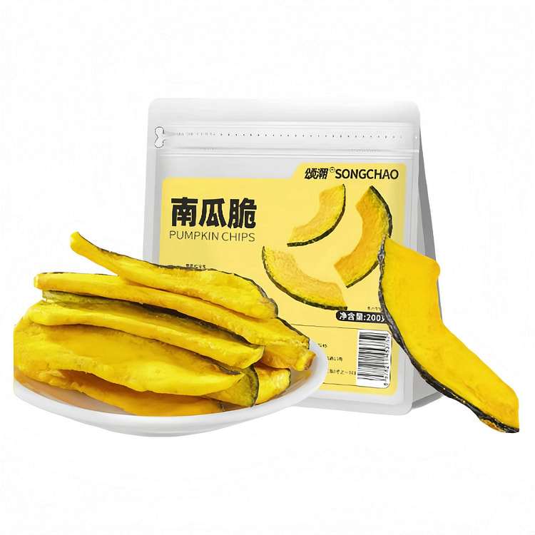 颂潮 南瓜脆片酥脆可口 200g*1袋 200 克
