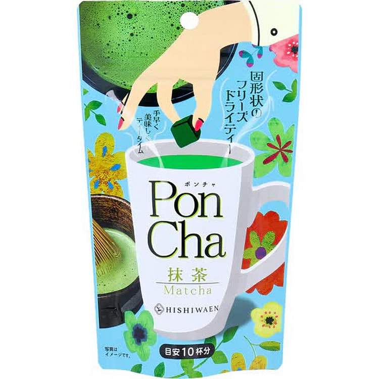 Hishiwa PonCha Matcha 10g (10 pieces) 1 each