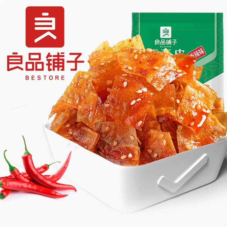 良品铺子-巧豆皮麻辣