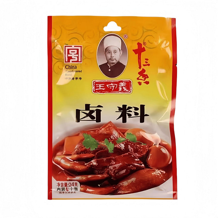 王守义 十三香卤料包五香卤鸡卤鱼 24g*1袋 24 克