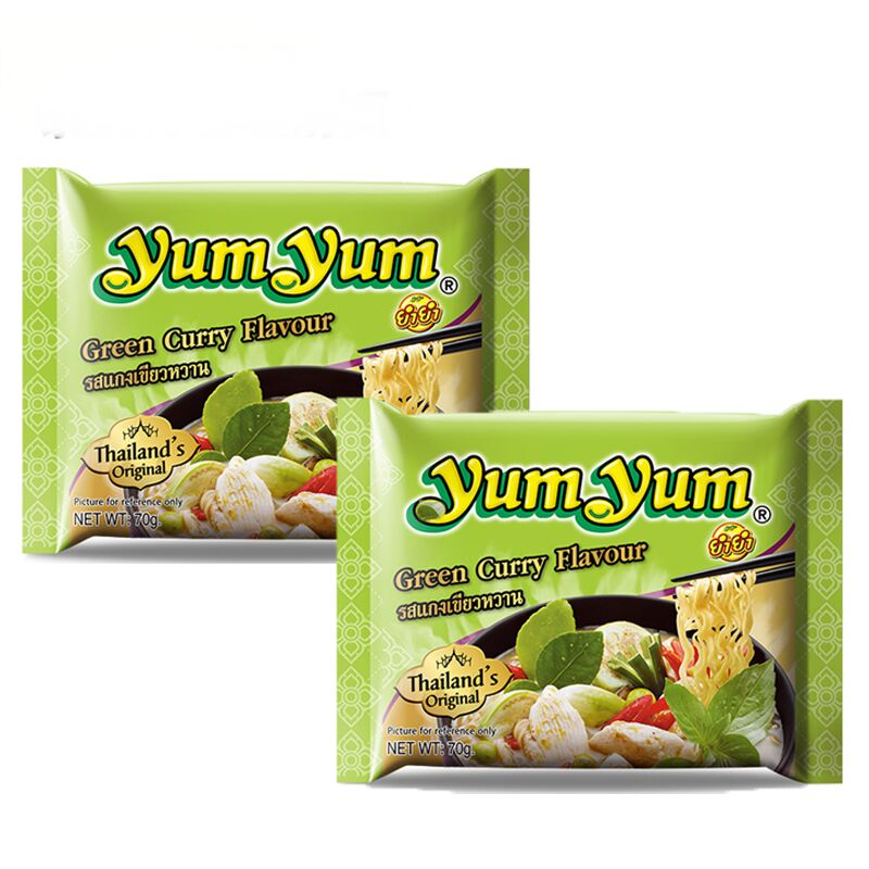 Get YumYum Black Pepper Crab Dry Noodles 75g x2 Delivered | Weee