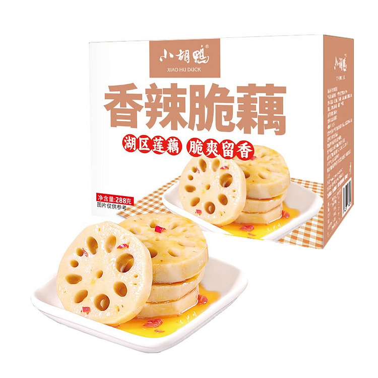 Little Hu Duck Spicy Crispy Lotus Root Slices 288g