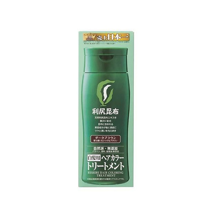 利尻昆布 纯植物染发膏 200g【深棕色】