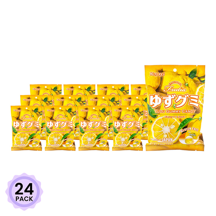 春日井 水果软糖 柚子味 102 克*24 包