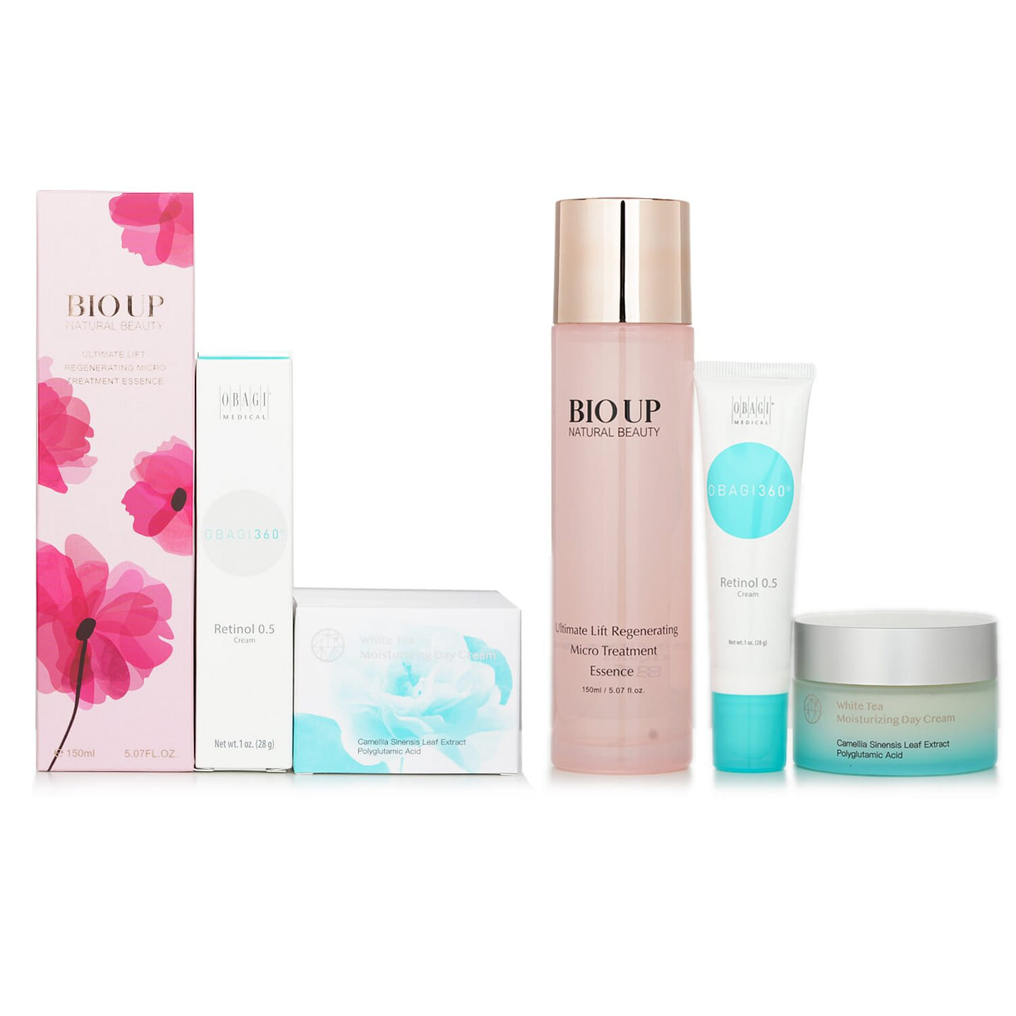 Obagi (F-KR) Obagi OBAGI360 Retinol 0.5 28g + NB BIO UP Micro Treatment Essence 150ml + mori beauty by Natural Beauty Day Cream 55g 3 bottle