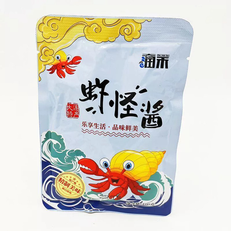 大连特产润禾虾怪酱拌饭拌面即食熟虾酱100g*1袋