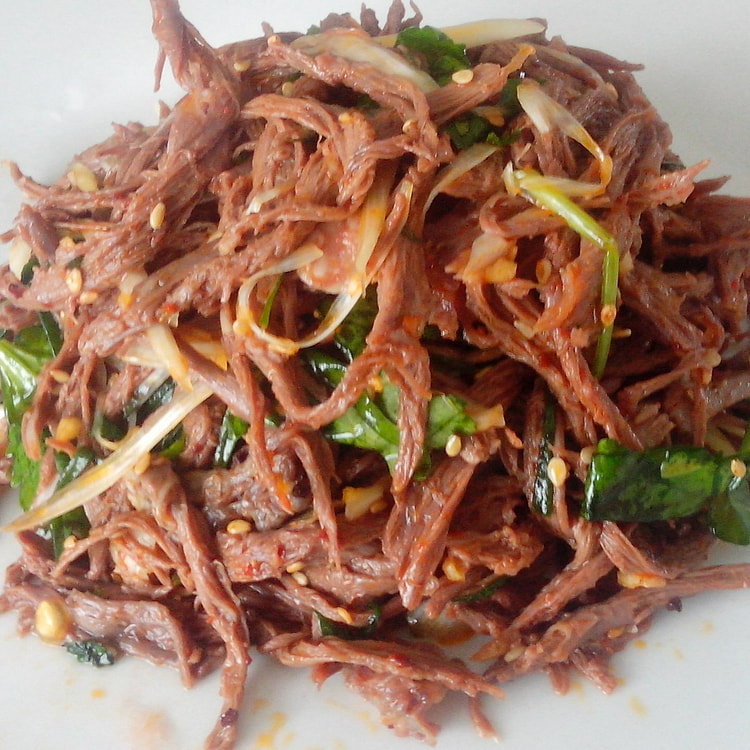 Hand-pulled pig heart