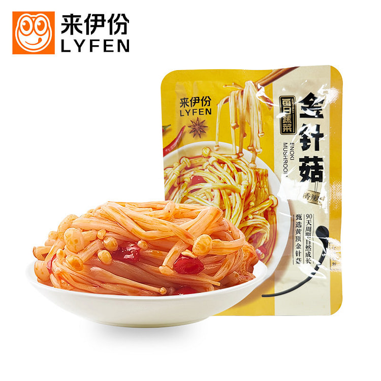 LYFEN Spicy-Flavor Enoki Mushroom 2pc 54 g