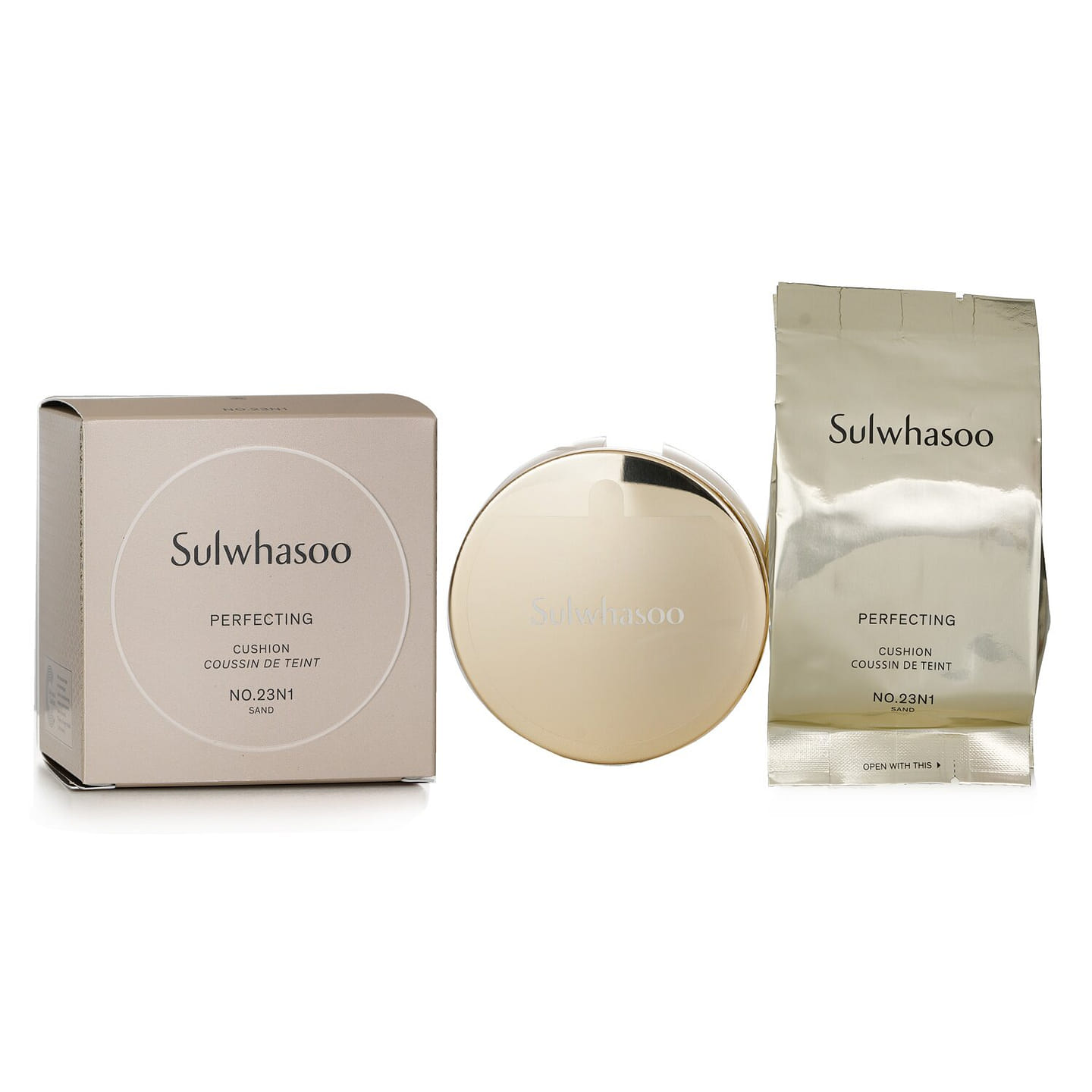 Sulwhasoo Perfecting Cushion – # No.23N1 Sand 15g x2pcs 15 g