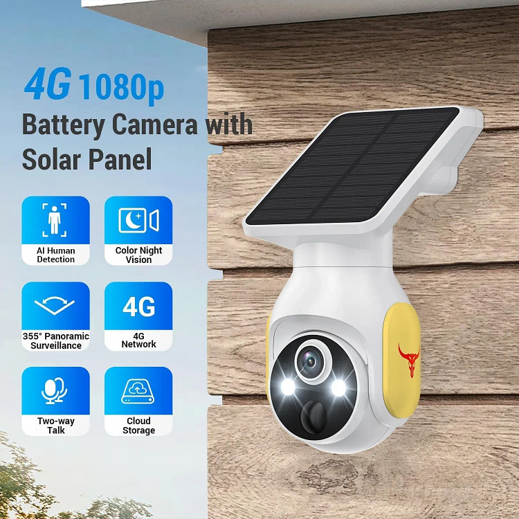 1080p Security Camera Wireless with Solar Panel, A 1 box